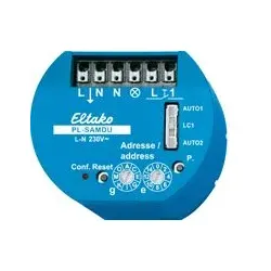 Eltako 31100008 Powerline-Universal-Dimmaktor 1 Kanal mit Sensoreingang 230V PL-SAMDU