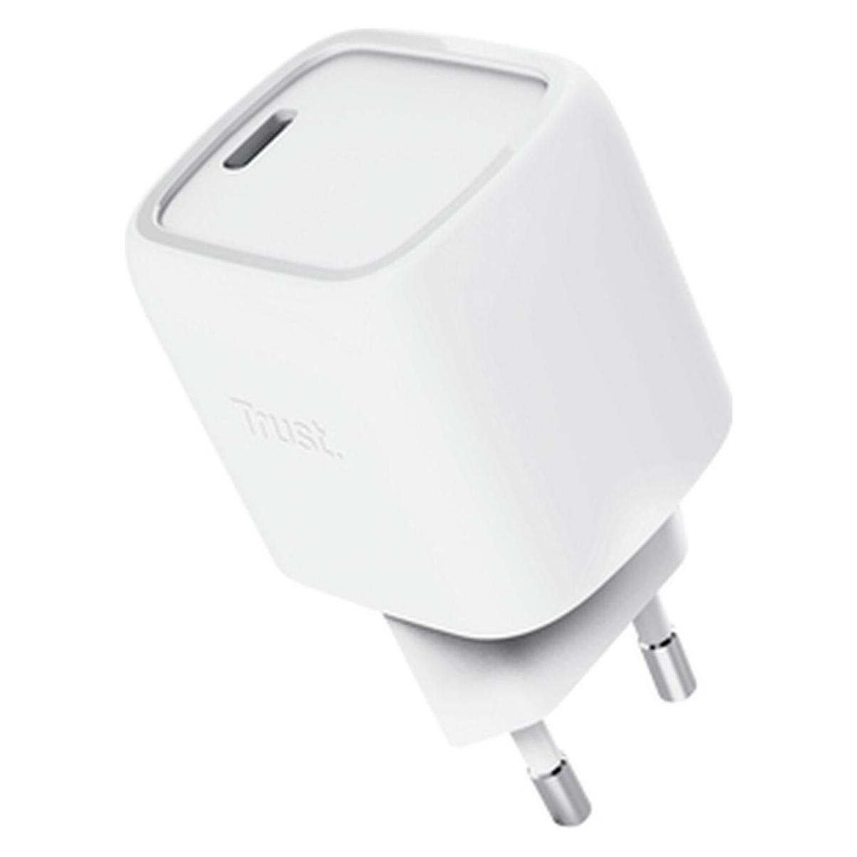 Trust Maxo 30w USB-C Gan Charger Whit (30 W, 1 Port) (25520)