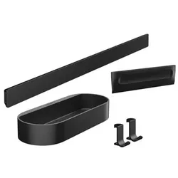 Hansgrohe Zubehörset WallStoris Matt Schwarz Kunststoff 27967670
