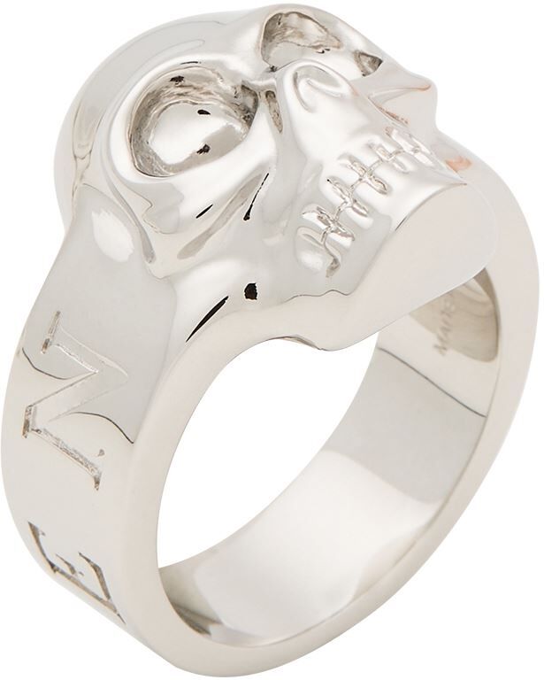 Mcqueen Anillo Hombre Plata 21,23 Hombre