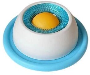 Uplift Picks Non Slip Cat Slow Feeder Bowl With Licking Mat For Puzzle Feeding Play blue