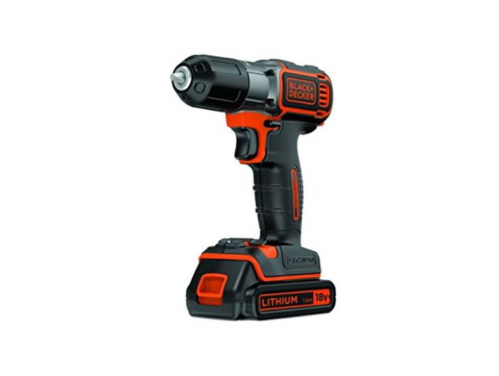 BLACK+DECKER Perceuse-Visseuse - Chargeur 3h\, Coffret\, 1 batterie