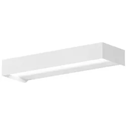Gea Luce Gealuce GAP550 Wandleuchte – 10-W-LED-Wandleuchte, dimmbar, 550 lm, 3000 K, direktes Licht, Schutzart IP20, mattweißes Aluminium