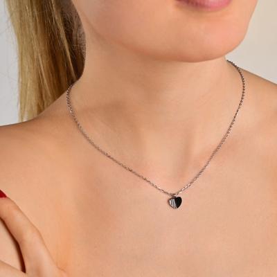 Kette ohne Anhänger ADELIA´S "Halskette mit Anhänger – aus Edelstahl", silber, Halsketten, Damen, 48cm, Edelstahl, Perfekt als Geschenk für besondere Menschen