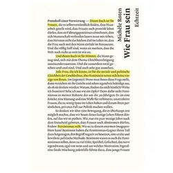 Wie Frau sein, Ratgeber von Michèle Roten