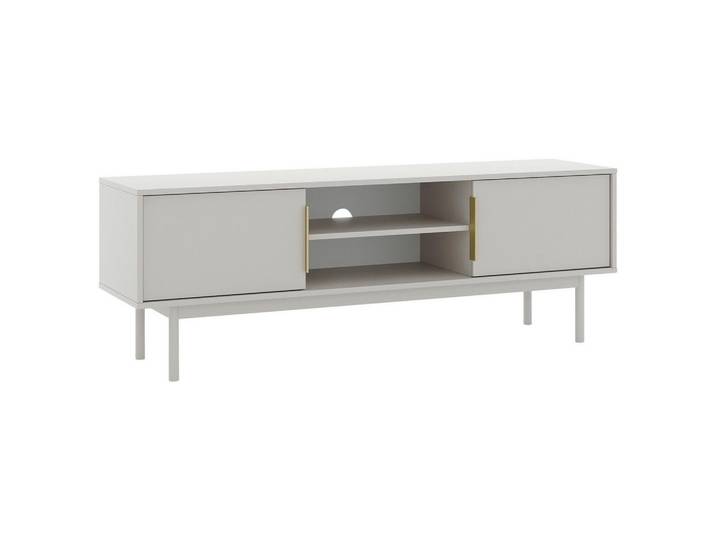 Boxxx Lowboard Viva, Kaschmir, Holz, 1 Fächer, 154x53.5x39 cm, Beimöbel erhältlich, stehend, Wohnzimmer, Wohnwände, Lowboards, Lowboards stehend
