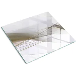 GLASPLATTE 60x52 cm Abstraktion