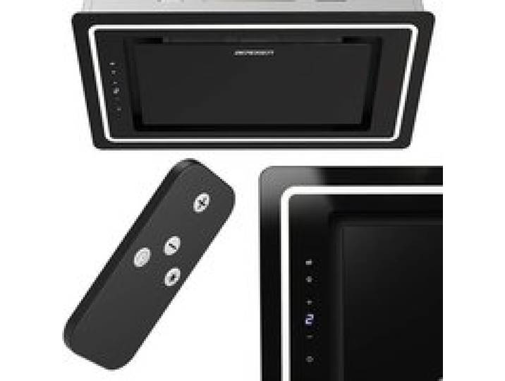 Hotte de cuisine encastrable - JANSHOP - 52 cm - Noir - Modèle BT-239 - Télécommande - Éclairage LED