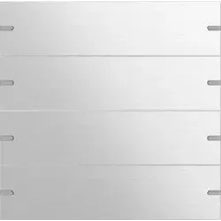 Gira Wippenset 4-fach Tastensor 4 TS4 Aluminium 502417
