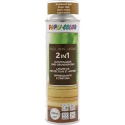 Dupli-color Holzschutzlasur 2in1 Farbe nussbaum hell 500ml Spraydose