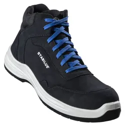 Sicherheitshochschuhe S3 "JORDAN MID BLACK" - 47 - schwarz