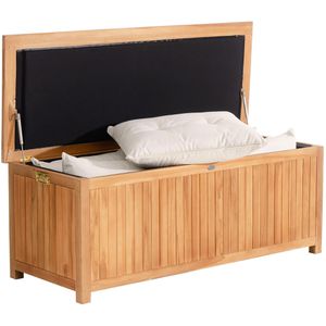 CLP Gartenbox Odessa, aus Teakholz, 160 x 62 x 60cm, 329 Liter, braun