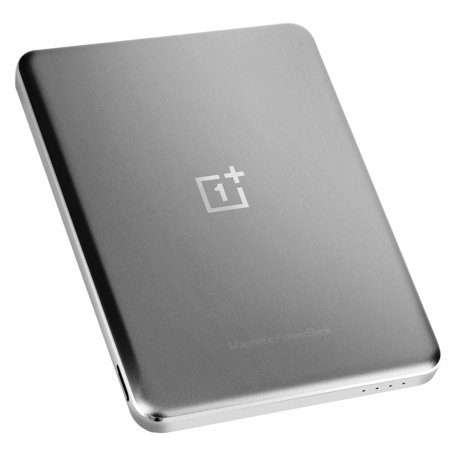 OnePlus Slim Wireless Magnetic Power Bank, 5000 mAh, grau (5000 mAh, 10 W) (5411100015)