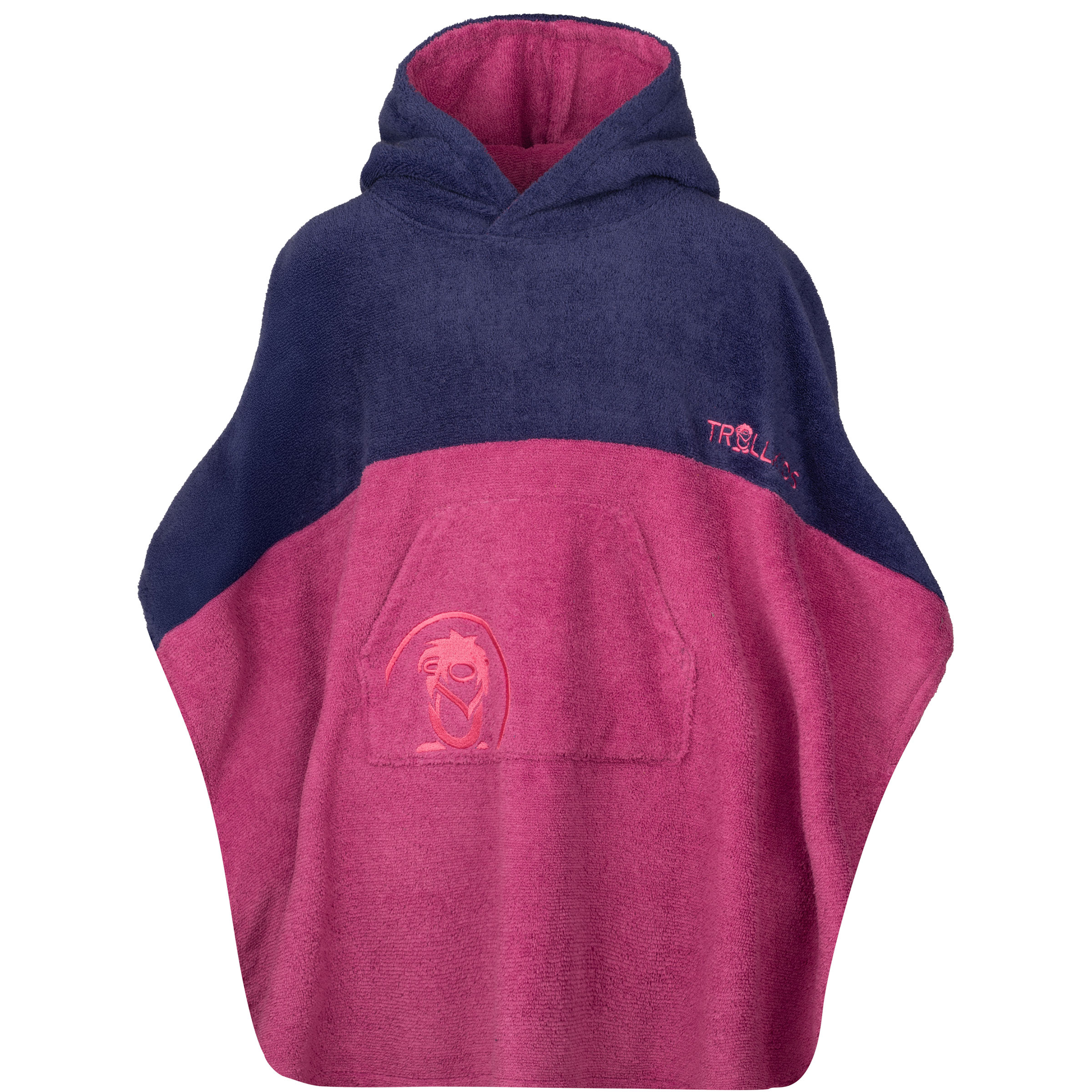 Trollkids Kvalvika Surf Poncho Kinder Reisehandtücher pink Größe 98 Lifestyle | Reise