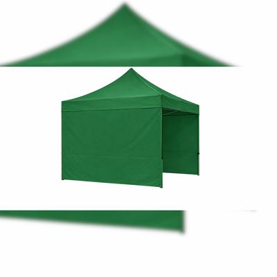 3x2m wasserdichte grüne Seitenabdeckung mit Fenster für 3x3m ausziehbaren Pavillon
