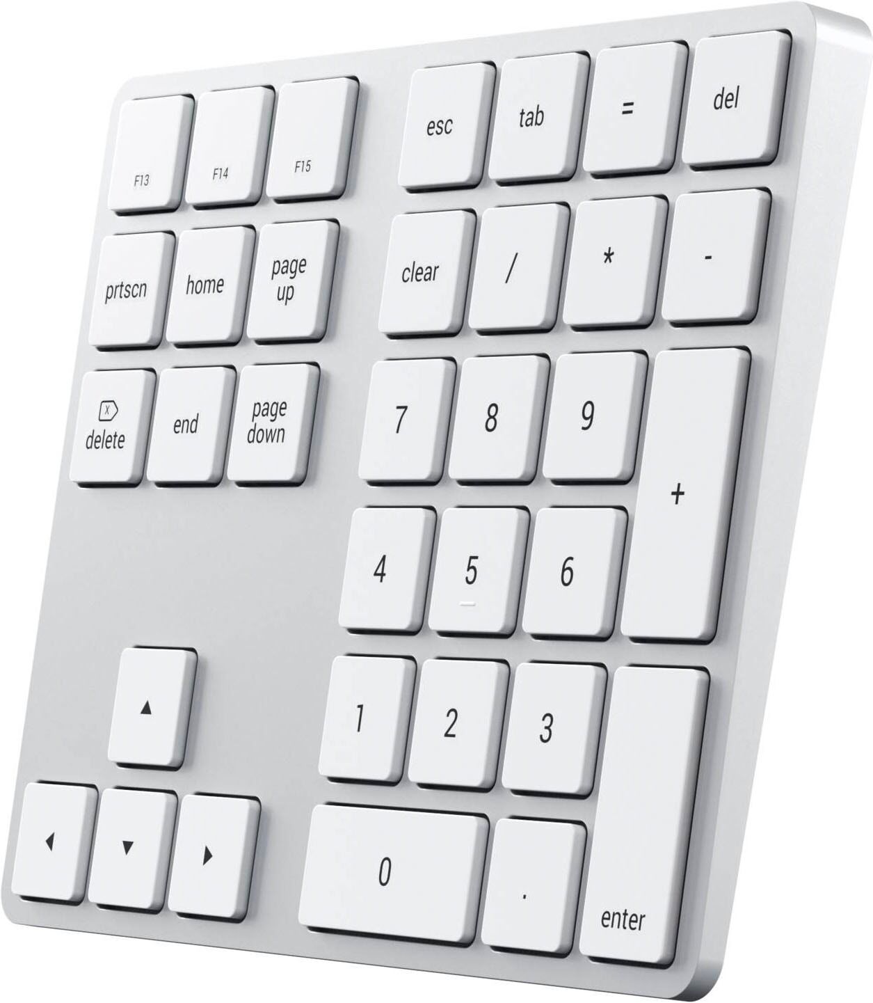 SATECHI Tastatur "Bluetooth Extended Keypad", silber, B:14,7cm H:1cm T:11,4cm, Tastaturen