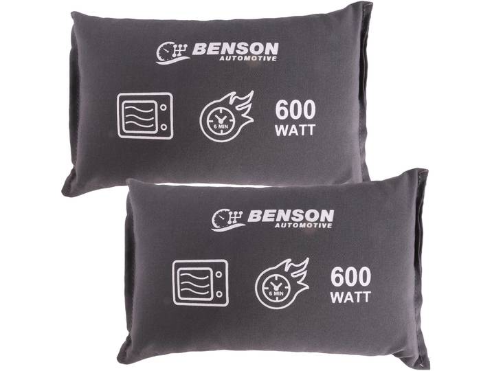 2er-Set Auto-Luftentfeuchter mit Silica Gel, 1kg, wiederverwendbar, grau