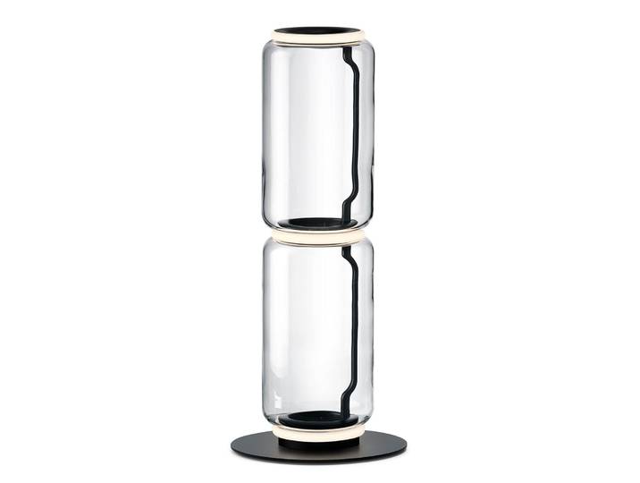 Noctambule F2 Stehleuchte Low Cylinder - Flos - Wohnzimmer - Design - Glas - Mehrflammig