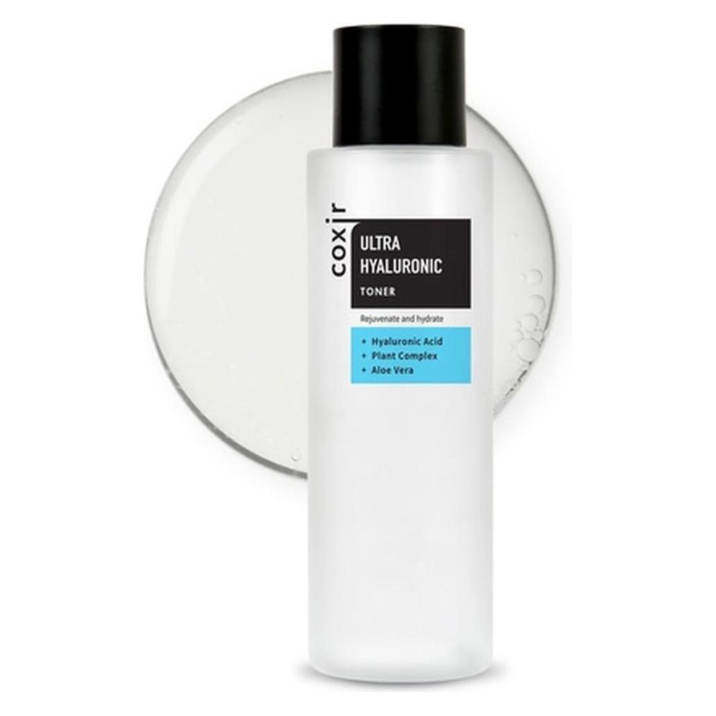 Coxir Ultra Hyaluronic Toner 150ml 5.07 fl.oz. Hydration-14-Komplex Parabenfrei Cruelty Free Koreanisch (150 ml) (12455)