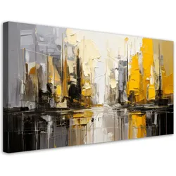 LEINWANDBILD Architektur Stadt Abstraktion 120x60cm