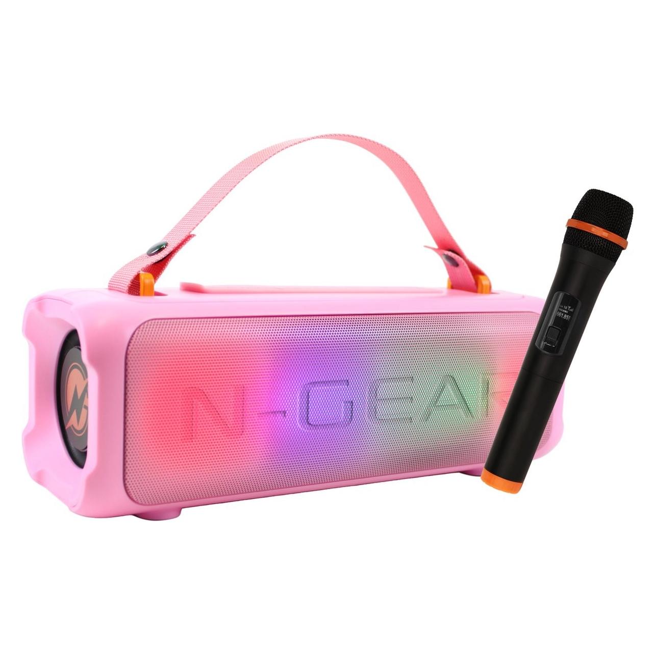 N-Gear Portable Speaker||BLAZOOKA 703 PINK|Pink|Wireless|BLAZOOKA703PK (5 h) (BLAZOOKA703PK)