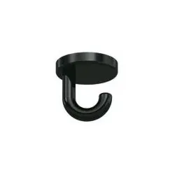 Hewi 477 Unterkopf-Haken 477.90.04090 tiefschwarz, 40mm