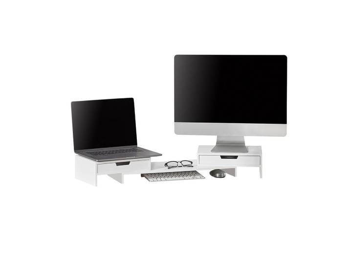 MONITORSTÄNDER Weiß