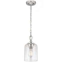 Elstead Lighting, Pendelleuchte, Hounslow Hängeleuchte E27 Poliertes Nickel (E27)