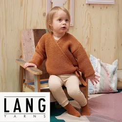 Strickanleitung – Wickeljacke "Inge" aus Lang Yarns Merino 200 Bébé