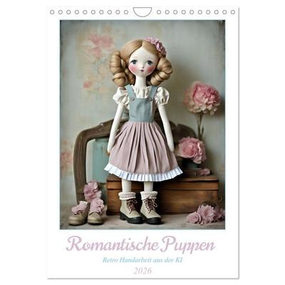 Romantische Puppen (Wandkalender 2026 DIN A4 hoch), CALVENDO Monatskalender