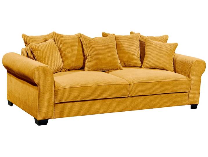 Hom´in Big Sofa MAUREEN, senf, Cord