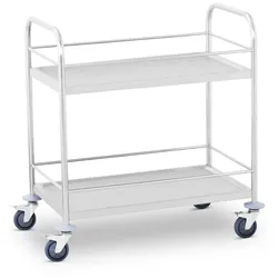 Royal Catering Helloshop26 - Servierwagen - 2 Ablagen - 50 kg Edelstahl 14_0000932
