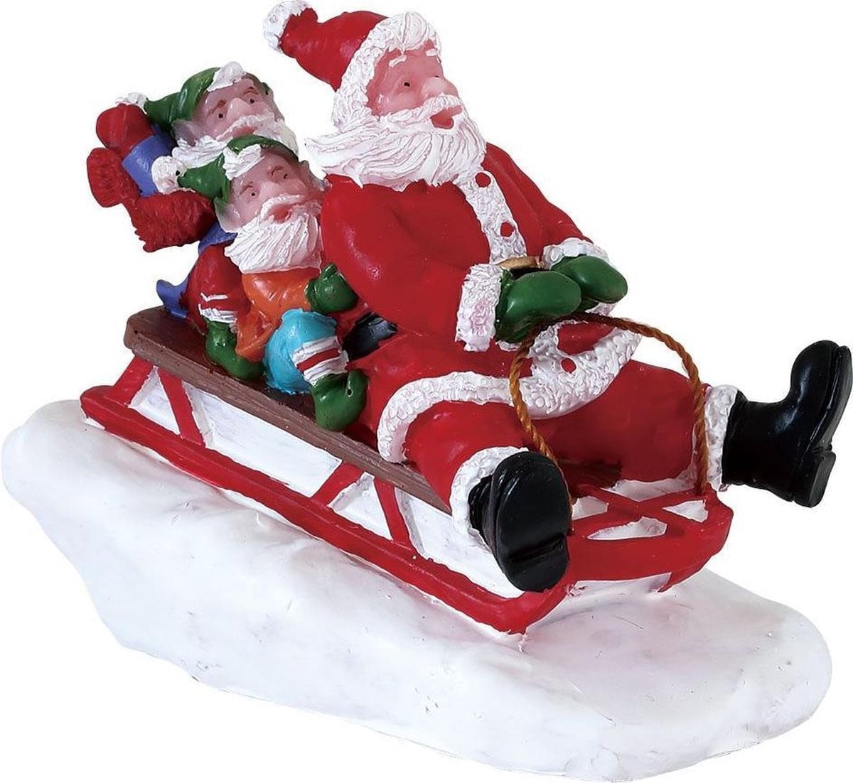 Lemax Sledding with Santa Kerstdecoratie voor op tafel