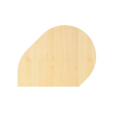 Hammerbacher Anbautisch 80x103cm silber/ahorn