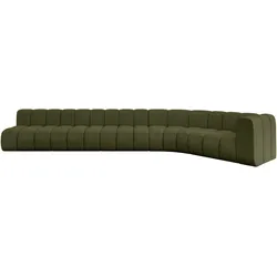ECKSOFA modulares Sofa Karex-L3 - 490x194x70 cm Grün