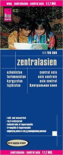 Peter Rump, Reise Know-How Verlag - Reise Know-How Landkarte Zentralasien (1:1.700.000) : Usbekistan, Kirgisistan, Turkmenistan und Tadschikistan: world mapping project - Preis vom 30.09.2026 09:01:18 h