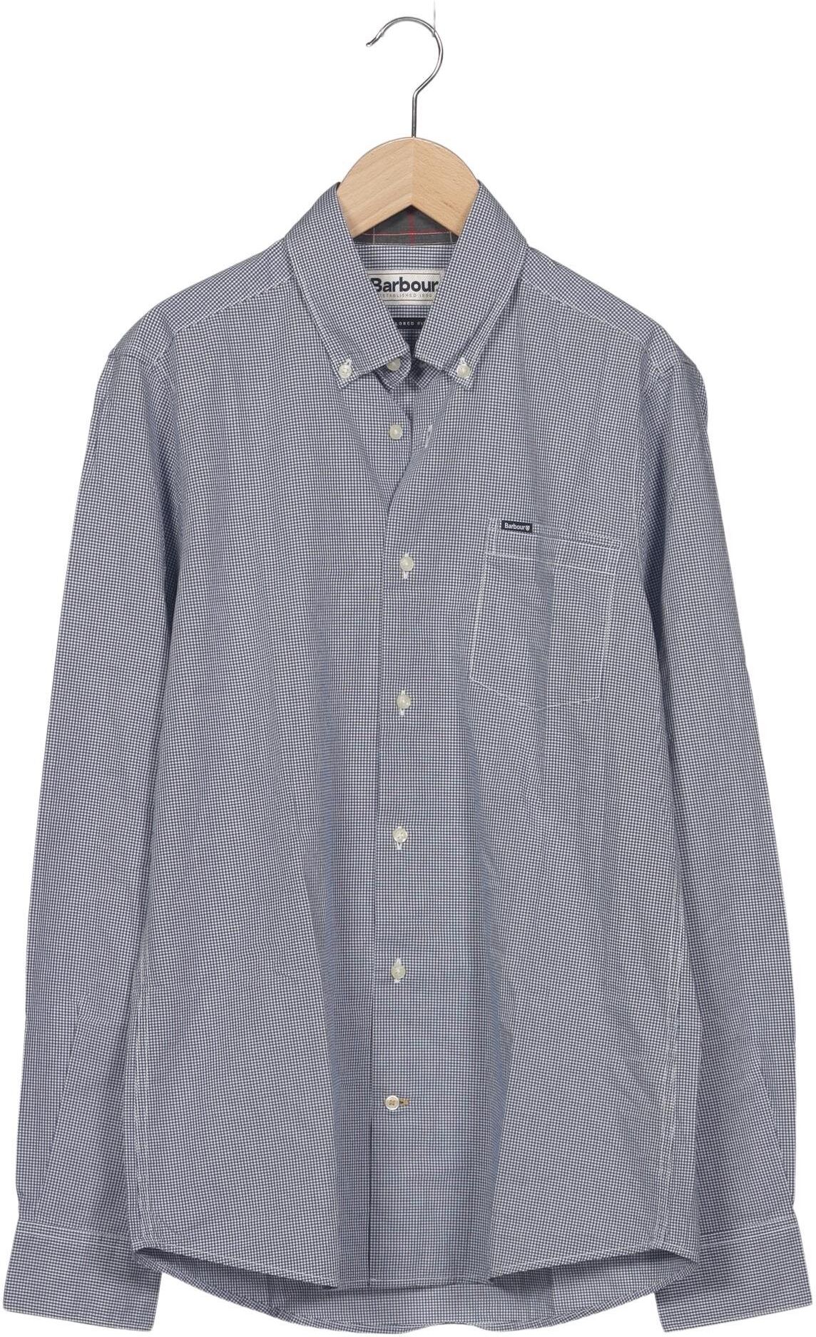 Barbour Herren Hemd, Blau, Gr. S, Baumwolle - Second Hand