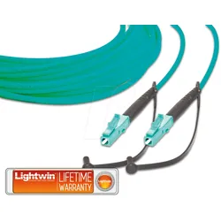 LSP-50 LC-LC5OM3 - Simplex LWL Patchkabel, MM OM3, LC - LC, 5 m