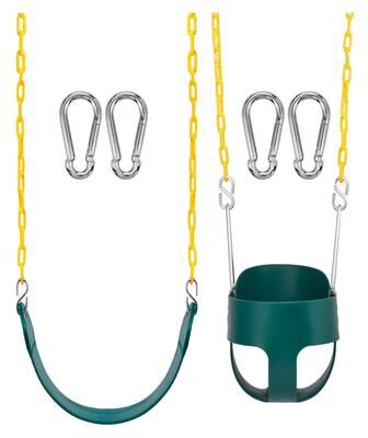 Sorbus Swing Seat, 68inch Rust-Resistant Chain, Support 220lb for Kids Outdoor Play