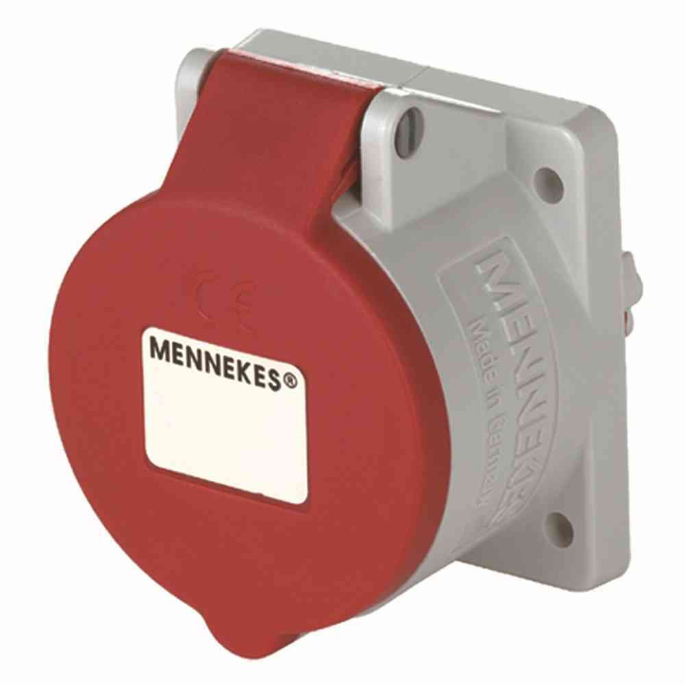Mennekes 1797 TwinCONTACT inbouwdoos 32A 6H 400V IP44 rechthoekig