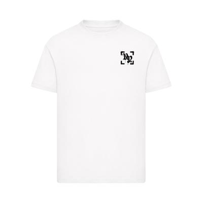 T-Shirt MISTERTEE "MisterTee New York Framed Tags Tee", Jungen, Gr. 110/116, weiß, 100% Baumwolle, bedruckt, relaxed fit, Rundhals, Shirts T-Shirt