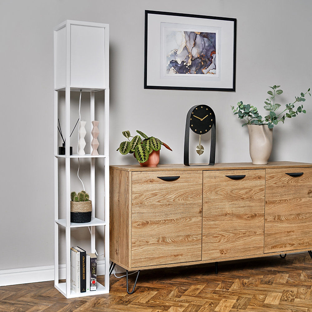 17 Stories 188cm Arched Floor Lamp 188cm H X 57cm W X 28cm D