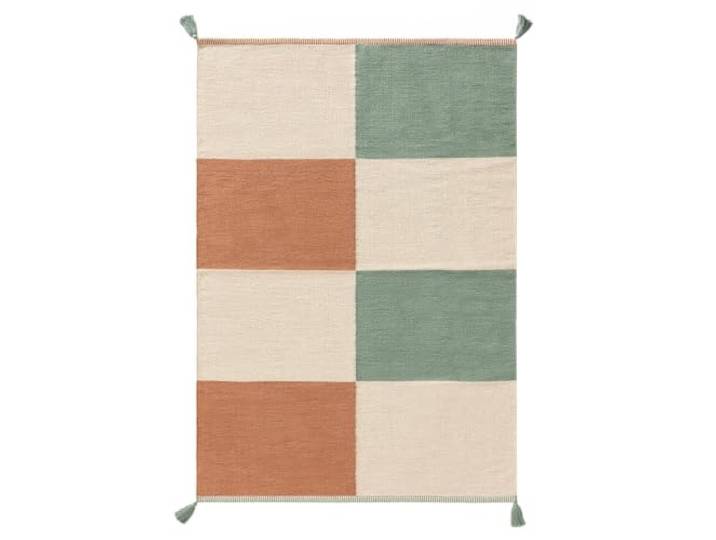 benuta Lytte Kinderteppich Anton - Multicolor/Grün 160x230 cm - 100% Baumwolle - Rechteckig & im Style: Kindermotive, Scandi Living - Pflegeleicht für Wohnzimmer Schlafzimmer