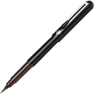 Pentel Brush-Pen GFKP3-SPO, Pocket Brush, sepia, Pinselspitze flexibel