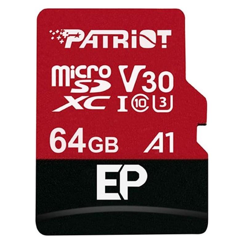 Patriot Ep (64 GB, microSDXC, U3, UHS-I) (PEF64GEP31MCX)