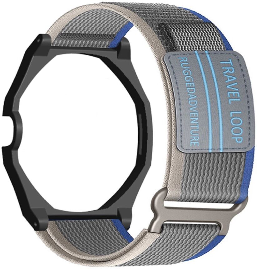 INF Uhrenarmband, kompatibel mit AP x Swatch Taschenuhr und Gehäusemodifikationen Blau grau