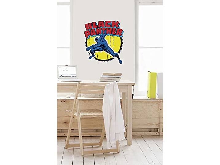 Marvel Avenger Wandtattoo von Komar - Black Panther Comic Classic - 50 x 70 cm (Breite x Höhe) - 1 Teile - Deco-Sticker, Wandaufkleber, Wandsticker, Wanddeko, Kinderzimmer - 14079h