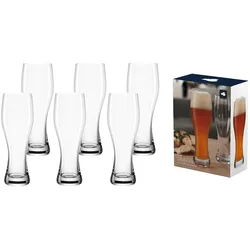 WEIZENBIERGLÄSER Taverna transparent 330 ml 6er Set