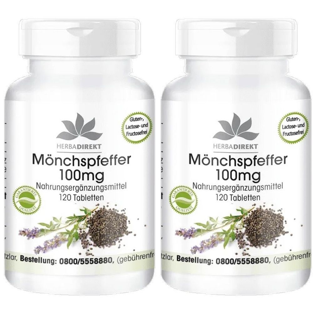 Mönchspfeffer 100 mg Tabletten 2x 2x120 St