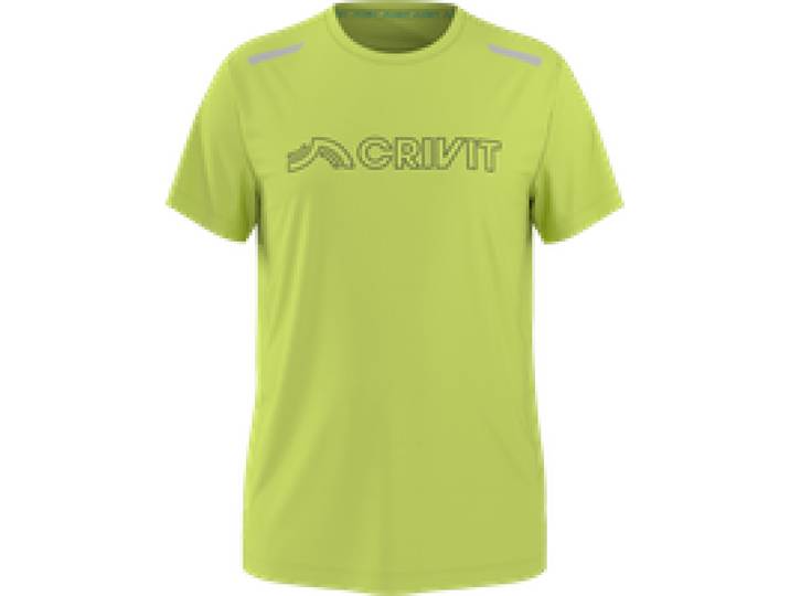 CRIVIT Tee-shirt technique homme (vert néon, L)